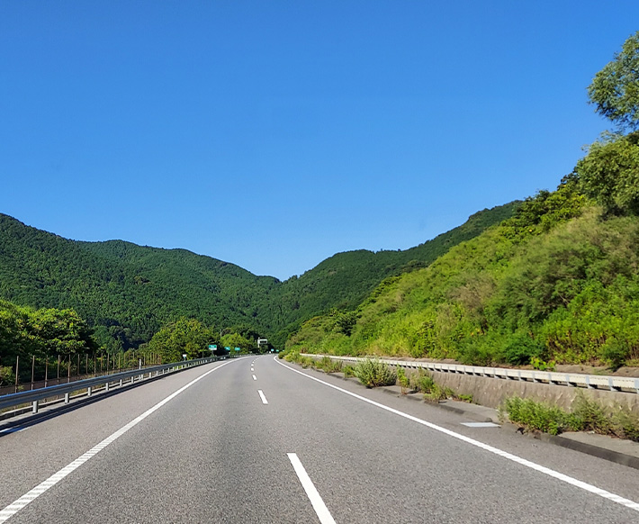 高速バスからの風景